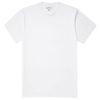 Sunspel Short Sleeve Heavyweight T-Shirt - White 1