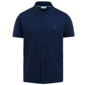 Sandbanks Interlock Polo Shirt - Navy