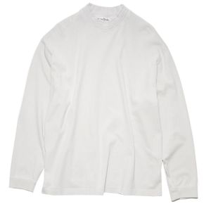 Acne Studios L/S T-Shirt - Cold White