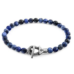 Anchor & Crew Stone Bracelet Blue Sodalite