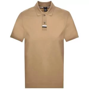 BOSS Parlay Polo Shirt - Medium Beige