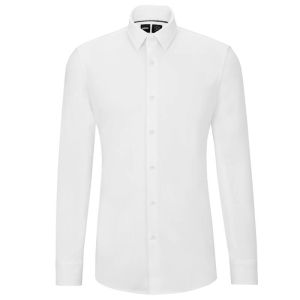 BOSS Shirt Peformance-Stretch - White