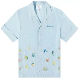 Casablanca Shirt Embroided - Light Blue