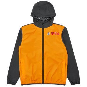 CDG Play X K-Way Contrast Jacket - Orange
