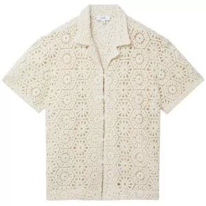 CHÉ Achilles Crochet Shirt - Ivory