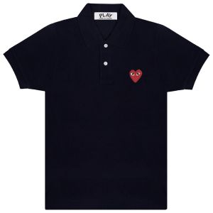 Polo Red Heart - Black