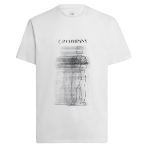 CP Company T-Shirt Sailor Graphic Off White