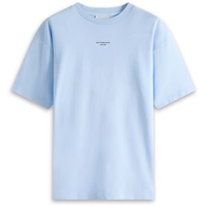 Drole de Monsieur NFPM Printed Cotton T-Shirt - Pale Blue