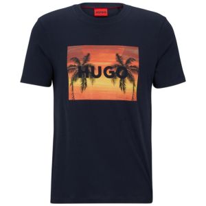 HUGO T Shirt Dulive Dark Blue