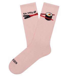 Jimmy Lion Socks Athletic Sushi - Pink
