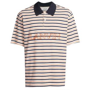 Lanvin Polo Shirt Stripe - Ecru