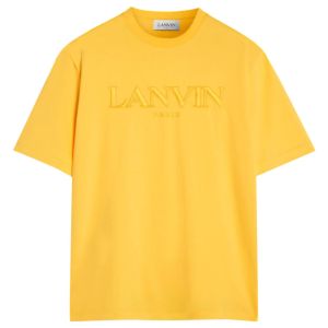 Lanvin T-Shirt Logo Yellow