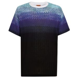 Missoni Knitted T-Shirt - Purple/Black