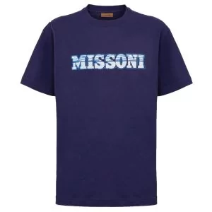 Missoni T-Shirt Logo Print - Purple