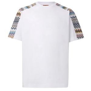 Missoni T-Shirt Zigzag Inserts - White