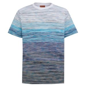 Missoni T-Shirt Space Dye - Light Blue