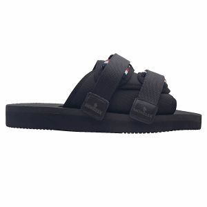 Moncler Slideworks Sandals - Black