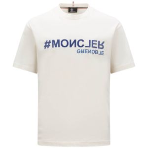 Moncler Grenoble Logo T-Shirt - White