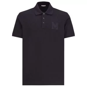 Moncler Polo Shirt Monogram - Navy