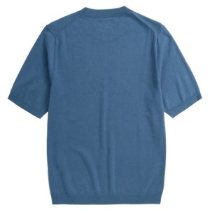 T-Shirt Rhys Cotton Linen - Calcite Blue