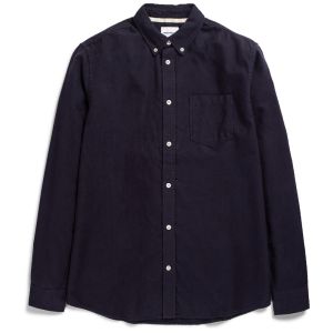 Norse Projects Shirt Anton Flannel - Navy