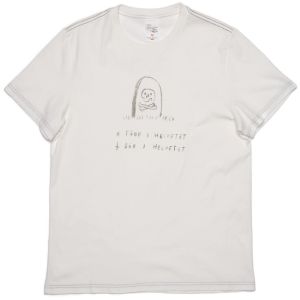 X Jeff Olsson T-Shirt Born In Hell - Off White