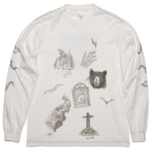 Nudie Jeans Co x Jeff Olsson T-Shirt Doodle - Off White