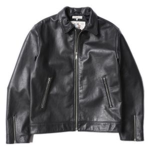 Nudie Jeans Eddy Rider Leather Jacket - Black