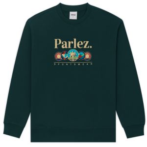 Parlez Reefer Crew Sweatshirt - Deep Green