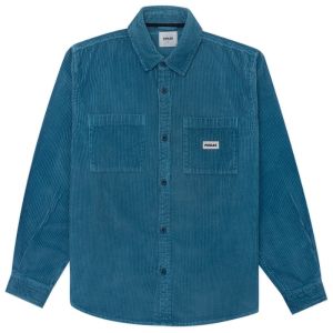 Track Cord Shirt - Dusty Blue