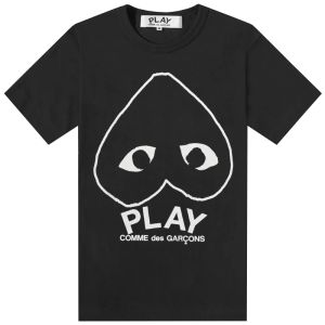 PLAY Comme des Garçons Inverted Logo T-Shirt Black