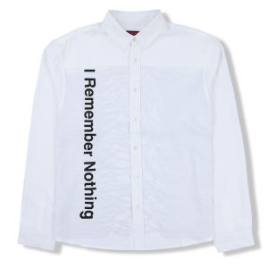 Pleasures Nothing Button Down Shirt - White