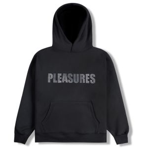 Pleasures Rhinestone Impact Hoodie - Black
