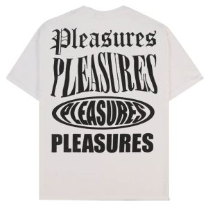 Pleasures Stack Cotton T-Shirt - White