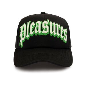 Pleasures Twitch Trucker Cap Black