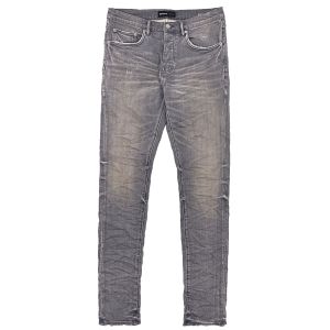 Purple Brand Jeans Light Grey Plain Vintage Dirty