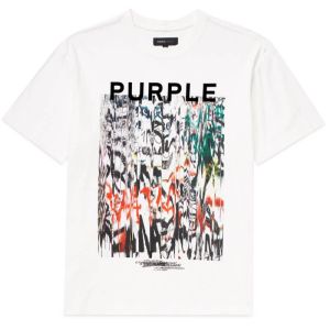 Purple Brand T-Shirt Dumpster - White