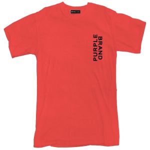 Purple Brand T-Shirt Stacked - Risk Red