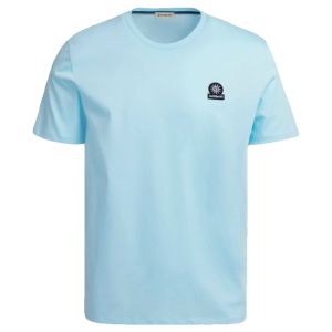 Sandbanks Badge Logo T-Shirt - Crystal Blue
