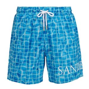 Mosaic Pool Swim Shorts - Blue