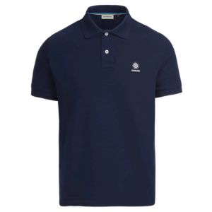 Polo Shirt Badge Logo - Navy