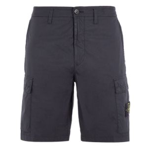 Garment Dyed Cargo Shorts - Navy Blue