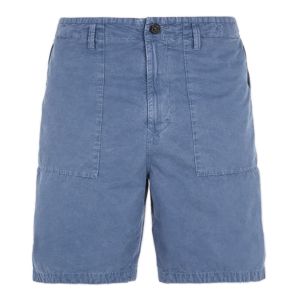 Stone Island Cotton Canvas Shorts - Avio Blue