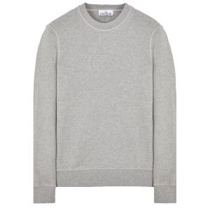 Stone Island Cotton Sweatshirt - Melange Grey