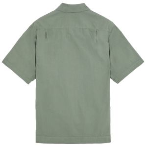 ‘Parachute’ Canvas Overshirt - Musk Green