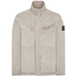 Stone Island Shirt Jacket Panama Tinto Terra Dust Grey