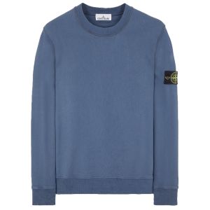 Cotton Sweatshirt - Avio Blue