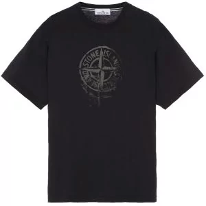Stone Island T-Shirt Reflective One - Black