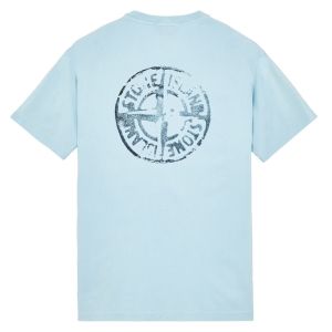 Stone Island T-Shirt 'STAMP TWO' - Light Blue