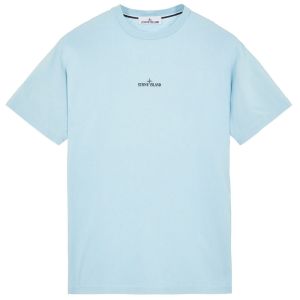 Stone Island T-Shirt 'STAMP TWO' - Light Blue